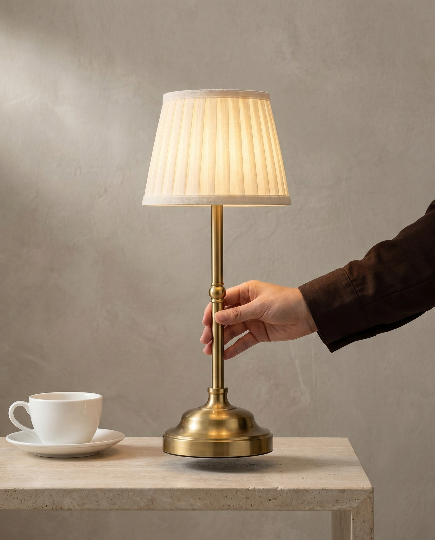 Pleated Brass