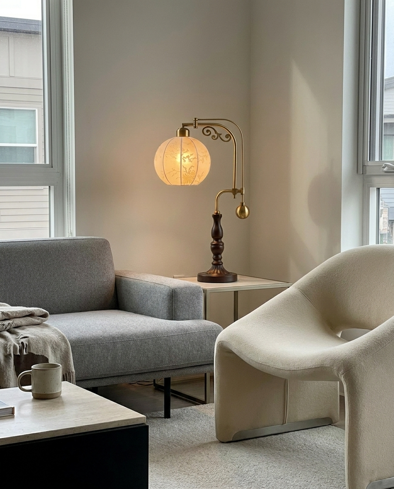 On the desk
